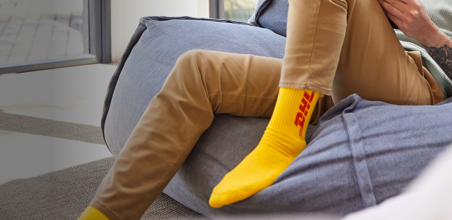 DHL Style: Gelb trägt man heute